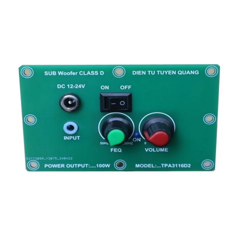Mạch Sub Mini 100W Mod Mặt Phíp CLASS D TPA3116D2 - 1 Cái