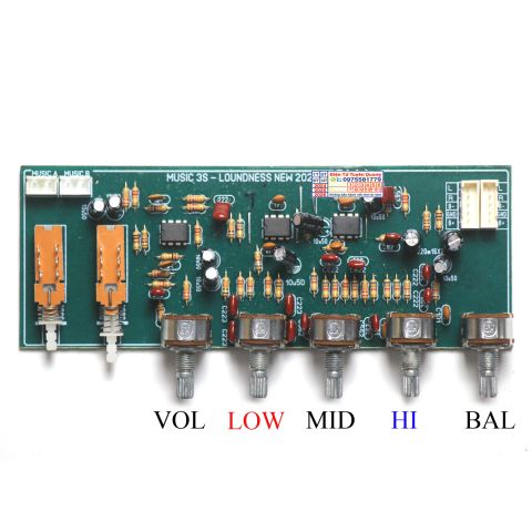 Mạch MUSIC 3 IC 5 VOLUME LOUNDNESS  PRO - 1 CáI