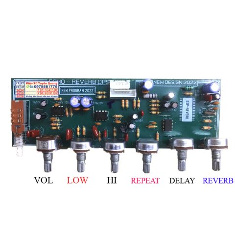 Mạch ECHO REVERB 6 Volum Gía Tốt Nhất - 1 Cái