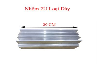 Nhôm Tản Nhiệt 2 Tầng 2U Loại Dài 20CM Siêu Dày (1 Tấm)