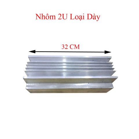 Nhôm Tản Nhiệt 2 Tầng 2U Loại Dài 32CM Siêu Dày (1 Tấm)