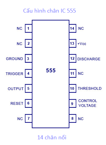 Nguyên lý làm việc IC 555 và Các mạch ứng của 555 - Mạch điện tử