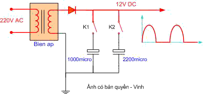 Nguyên lý mạch ổn áp điện một chiều - Mạch điện tử