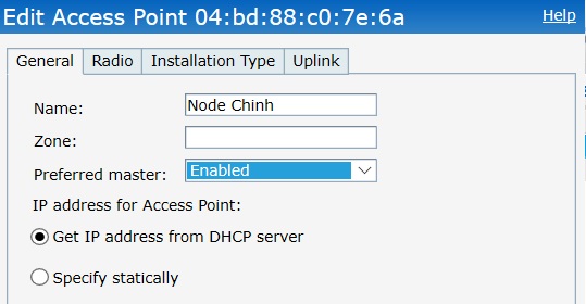 Hướng dẫn cấu hình Aruba Rap 109 - Cài đặt mesh, roaming - Mạch điện tử