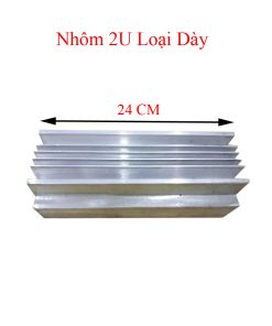 Nhôm Tản Nhiệt 2 Tầng 2U Loại Dài 24CM Siêu Dày (1 Tấm)
