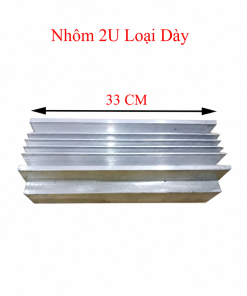 Nhôm Tản Nhiệt 2 Tầng 2U Loại Dài 33CM Siêu Dày (1 Tấm)