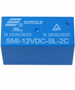 Rơ Le 5A 12VDC 6 Chân 2 Kênh SONGLE - 1 Cái