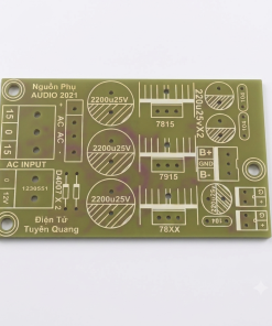 PCB Mạch Nguồn Phụ 15V đối xứng Và 12V cho âm ly - 1 Cái
