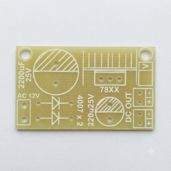 PCB MẠCH Lọc Nguồn Phụ MINI Phíp Sợi Thủy Tinh - 1 Cái
