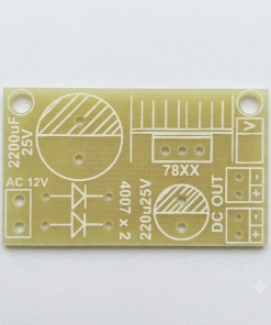 PCB MẠCH Lọc Nguồn Phụ MINI Phíp Sợi Thủy Tinh - 1 Cái