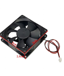 Quạt tản nhiệt 12V/24V 8x8x2.5cm Loại Tốt - 1 Cái