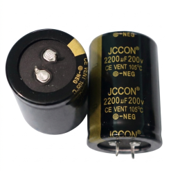 Tụ Amply JCCON 2200uF/200V Với Kích Thước 5 X 3.5 Chất Lượng Cao - 1 Cái