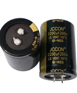 Tụ Amply JCCON 2200uF/200V Với Kích Thước 5 X 3.5 Chất Lượng Cao - 1 Cái