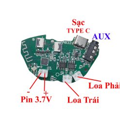 Mạch Loa Bluetooth 5.3 5W X 2 STEREO Có TWS (Kèm Dây) - 1 Cái