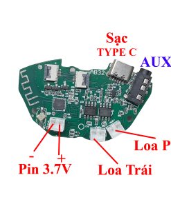 Mạch Loa Bluetooth 5.3 5W X 2 STEREO Có TWS (Kèm Dây) - 1 Cái