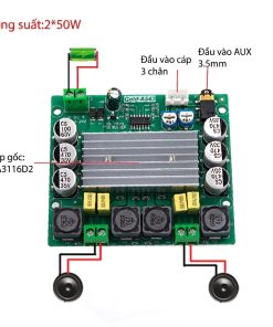 Mạch Công Suất 50W X 2 CLASS D TPA3116D2 STEREO 2 Kênh Mẫu Mới - 1 Cái
