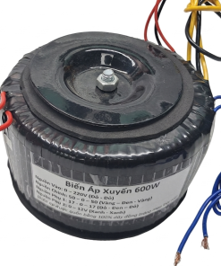 Biến áp xuyến 2U 50V đối xứng 600W cho âm ly dây đồng - 1 Cái