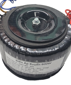 Biến áp xuyến 2U 60V đối xứng 600W cho âm ly dây đồng - 1 Cái
